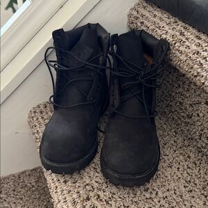 Timberland Black Leather Boots